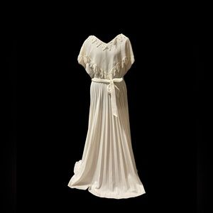 Vintage white boho dress,  maybe  a wedding dress?  not a lot of info